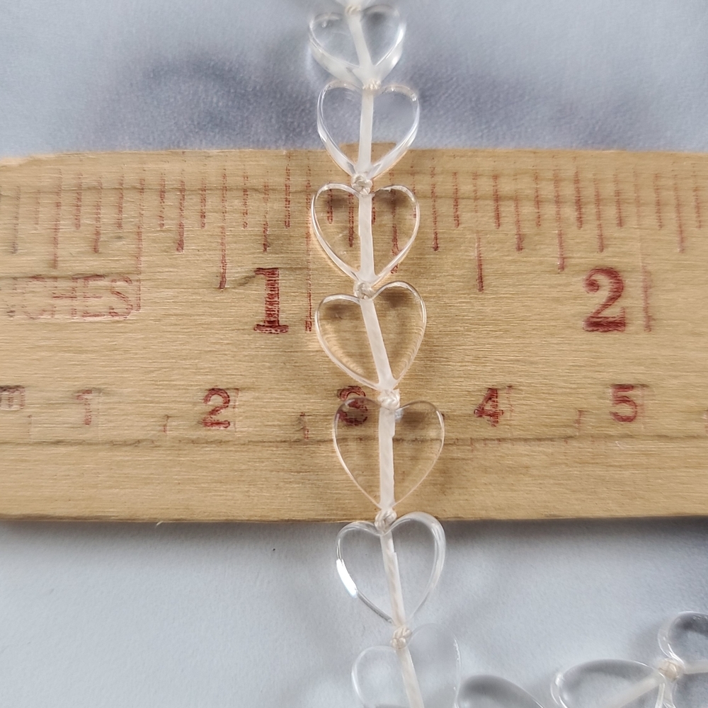 14K GF Quartz Heart Beaded Necklace - Picture 9 of 10